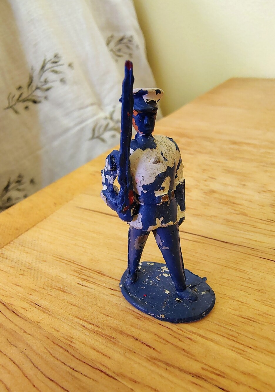 Vintage Soldier With Rifle Moveable Arm Vintage Military Toys Plastic